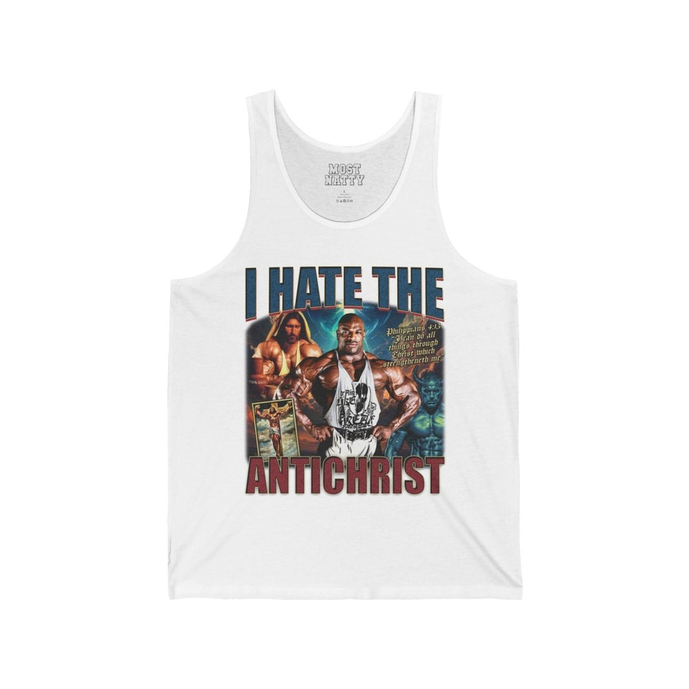 Ronnie Coleman I Hate the Antichrist Tank Top - Most Natty