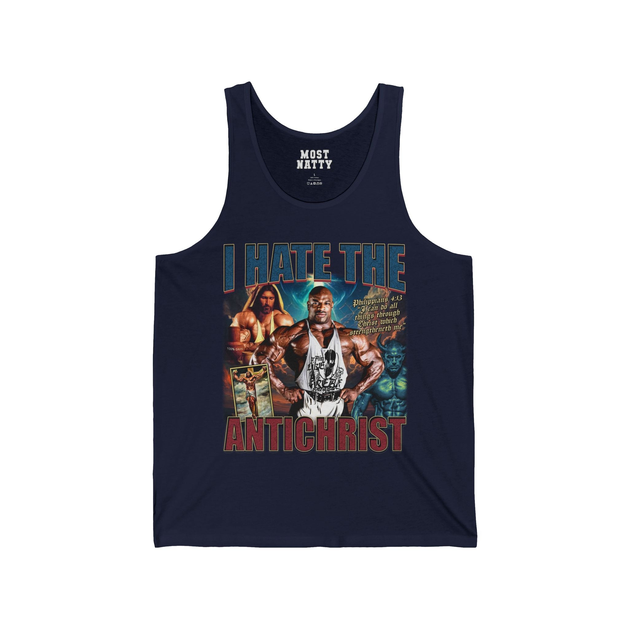 Ronnie Coleman I Hate the Antichrist Tank Top