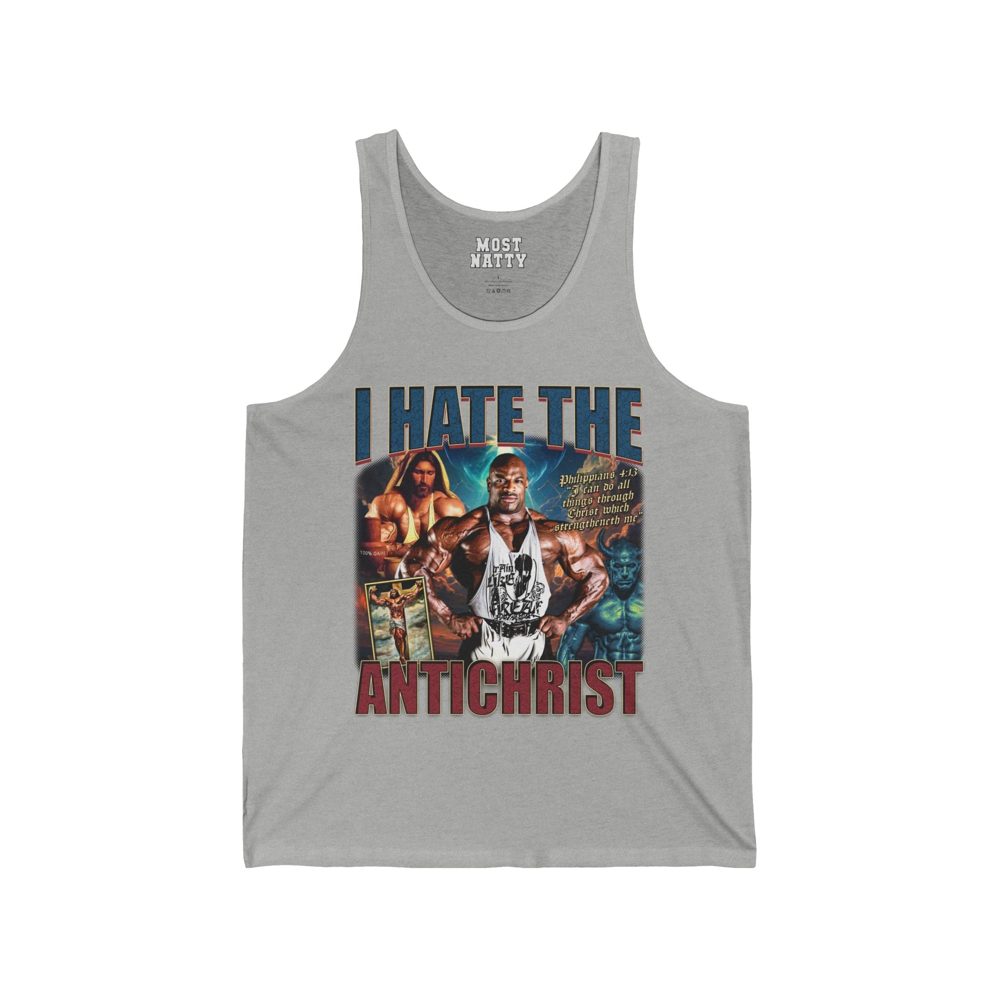 Ronnie Coleman I Hate the Antichrist Tank Top
