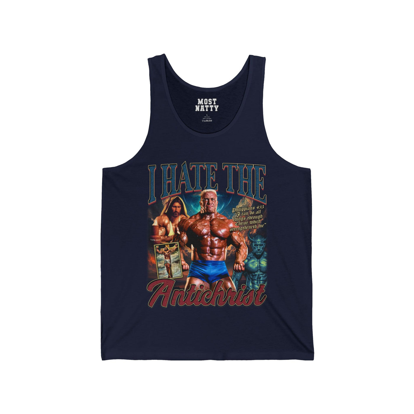I Hate the Antichrist Tank Top