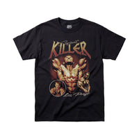 Most Natty Giant Killer gym t-shirt front flat lay on white background