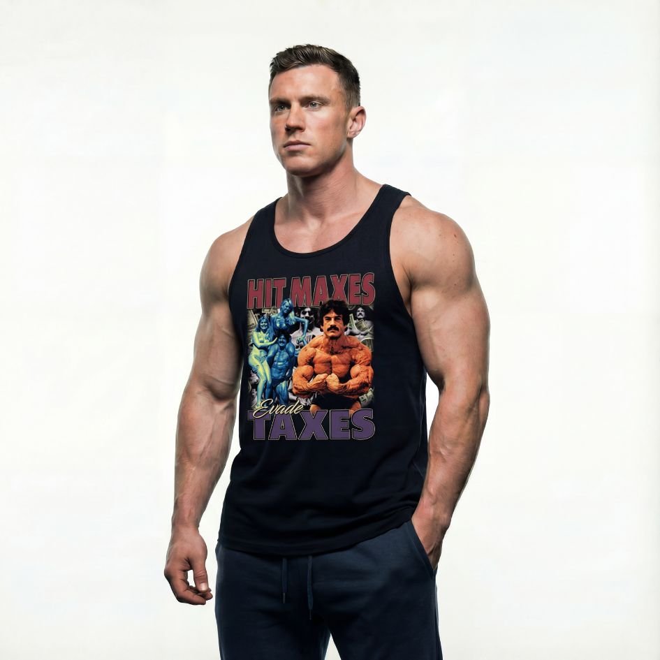 Hit Maxes Evade Taxes Tank Top - Most Natty