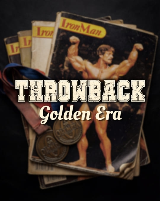 Throwback Golden Era - vintage bodybuilding tribute collection
