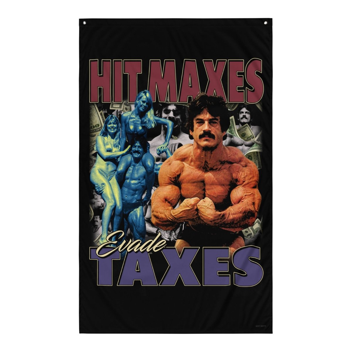 Hit Maxes Evade Taxes Flag - Most Natty