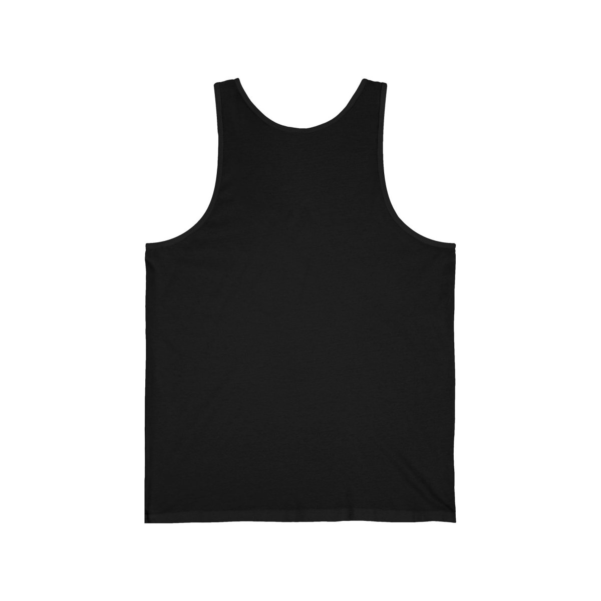 Most Natty Final Rep gym tank top rear flat lay showing back on white background