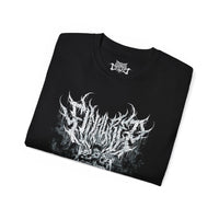 Most Natty Final Rep gym t-shirt folded showing black garment fabric and classic fit