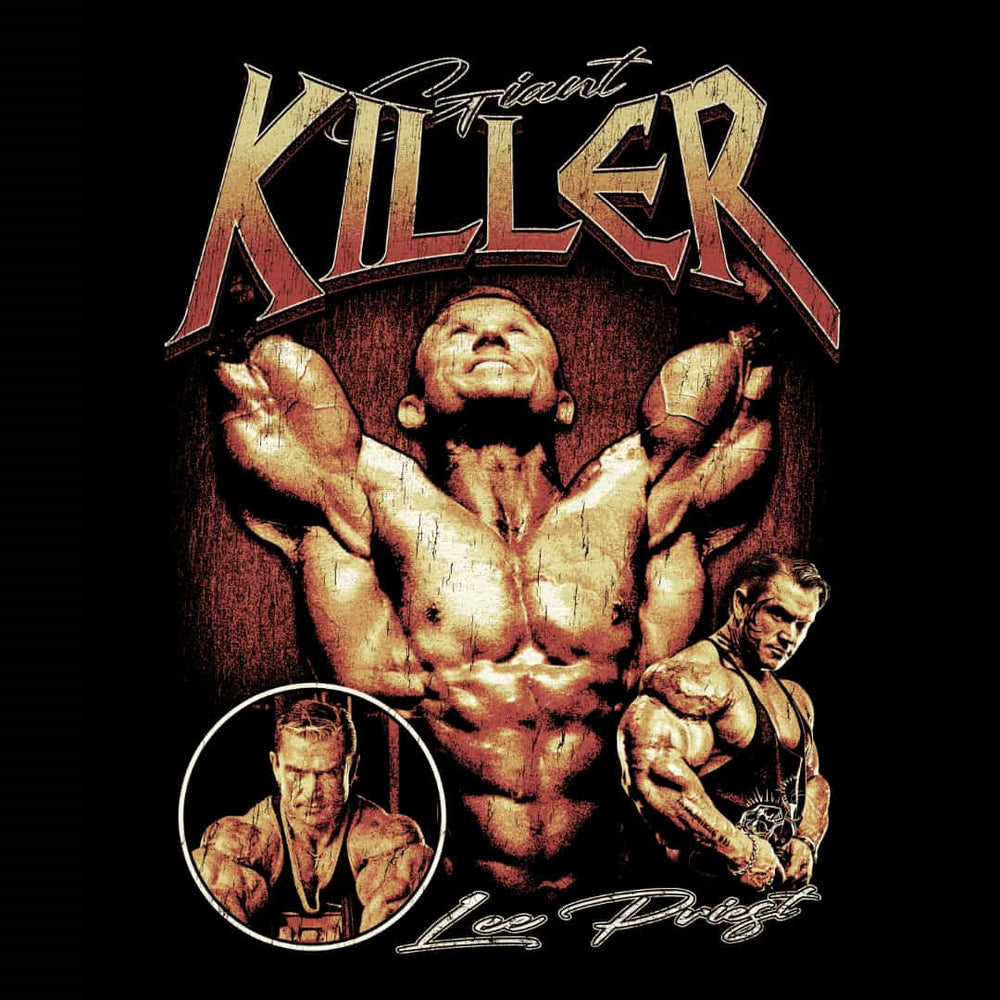Lee Priest Giant Killer vintage tribute with cracked and worn texture treatment by Most Natty