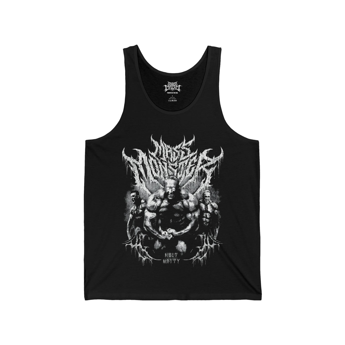 Markus Ruhl Mass Monster gym tank top front flat lay on white background