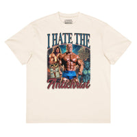I Hate the Antichrist Oversized T-Shirt - Most Natty