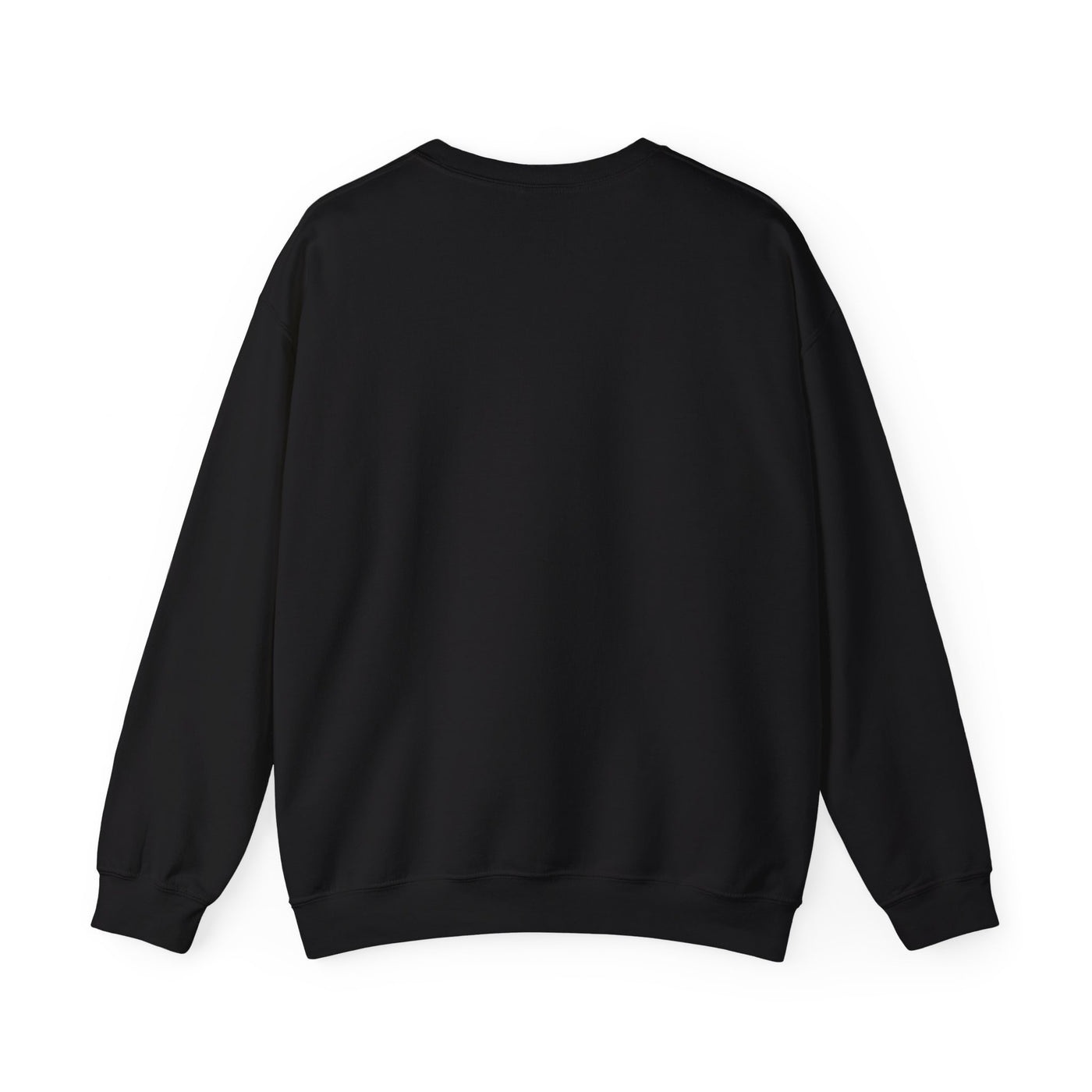 Tren Slayer gym pump cover crewneck rear flat lay showing blank back on white background