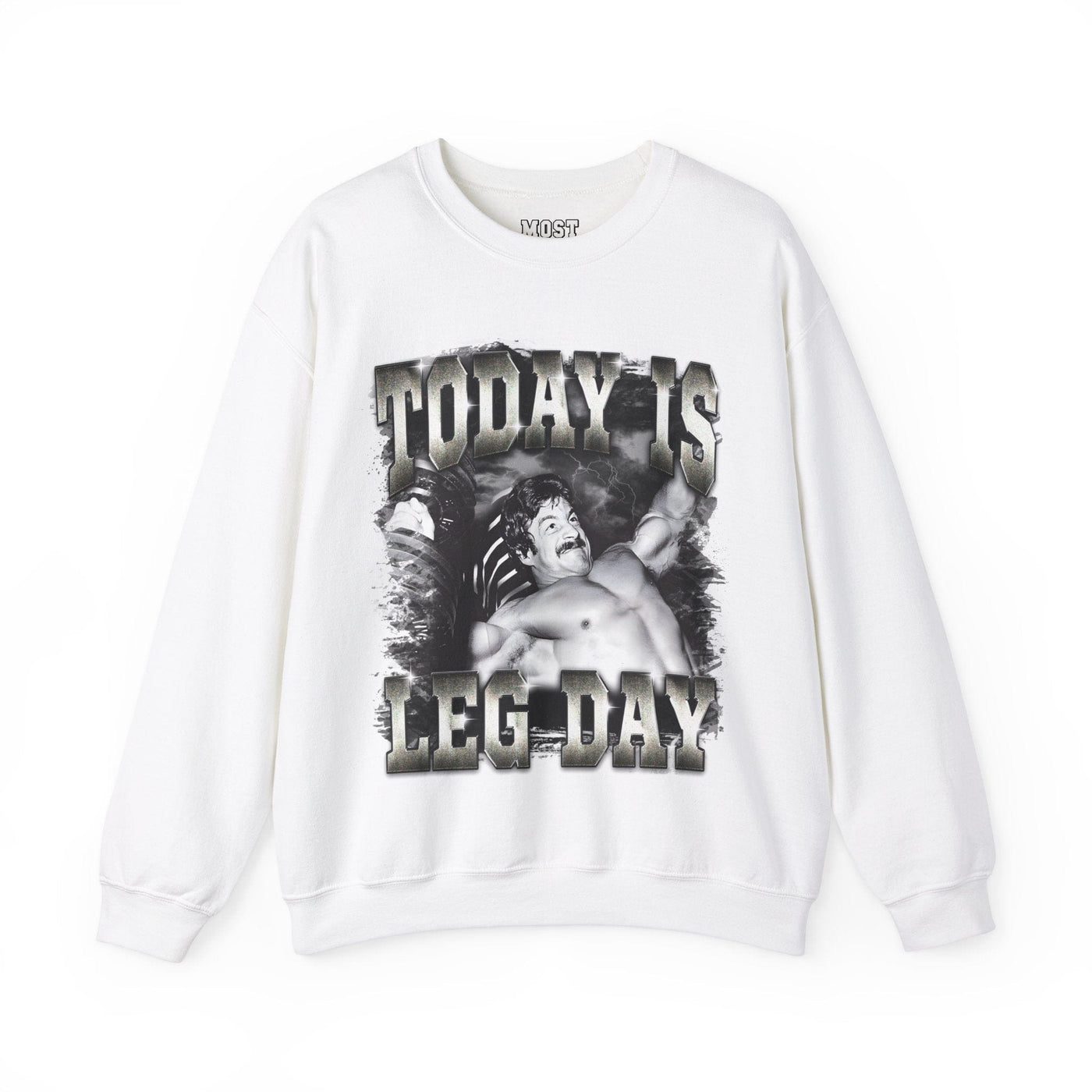 Sweatshirt S / White Today Is Leg Day Pump Cover