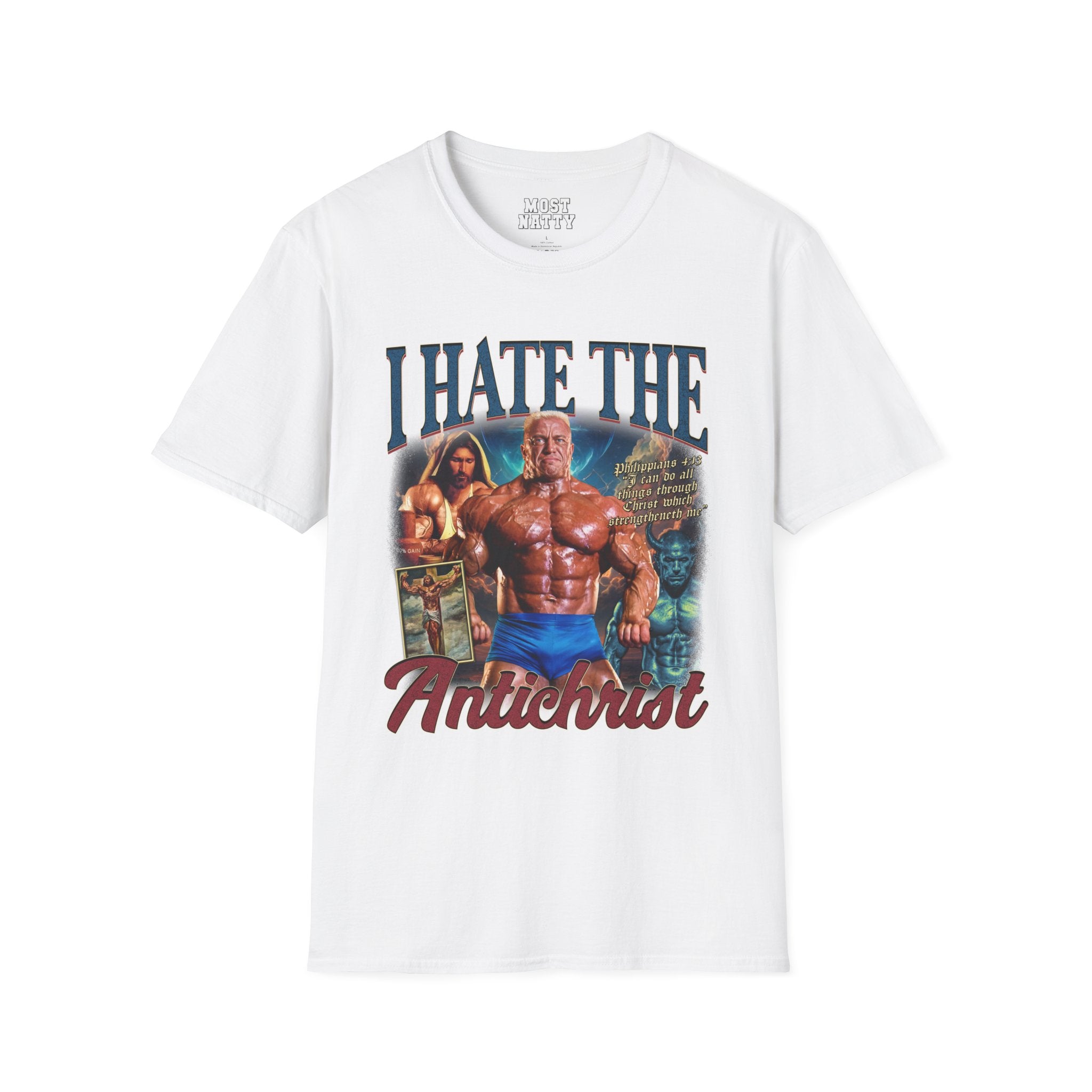 T-Shirt White / S I Hate the Antichrist T-Shirt